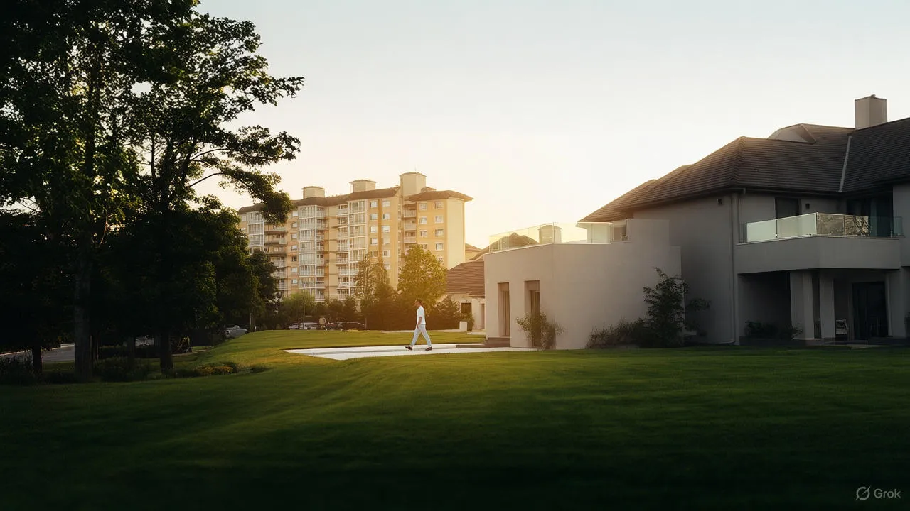 bungalow and apartment