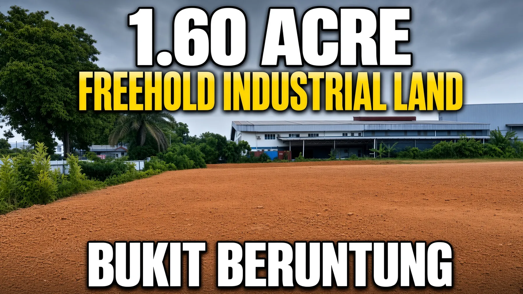 Freehold Industrial Land for Sale in Bukit Beruntung | Near North-South Highway