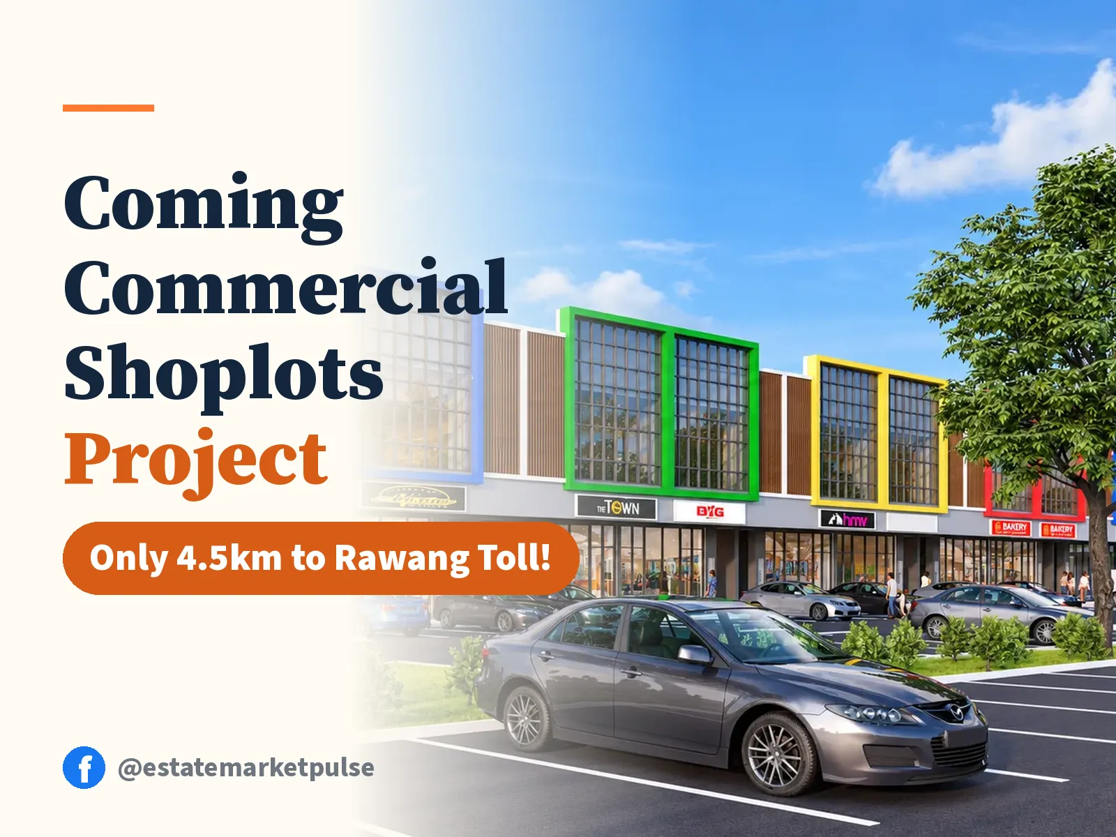 New Shoplot Project in Rawang – < 5km from toll