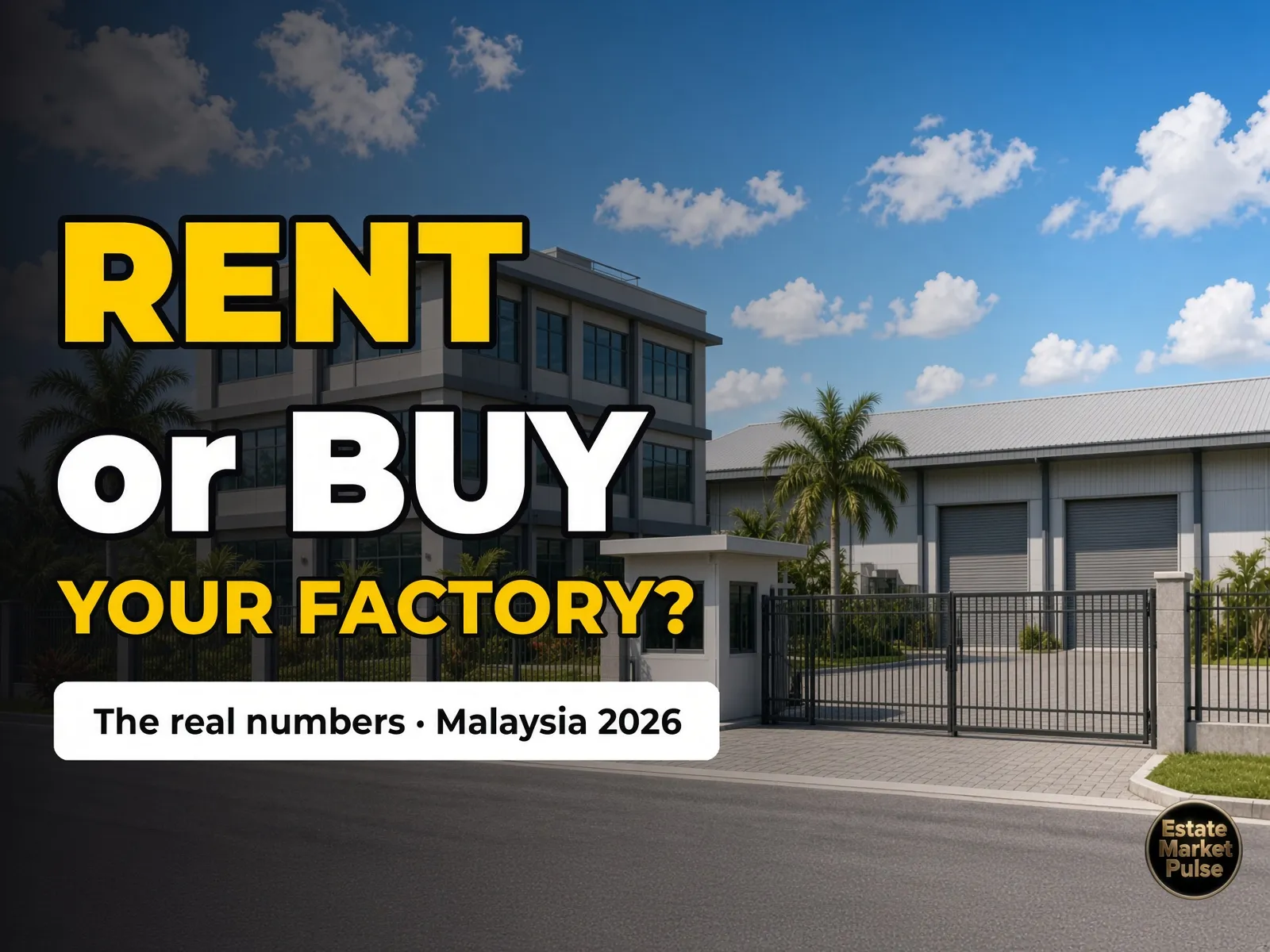 Buy or Rent a Factory in Malaysia (2026): Full Cost Guide